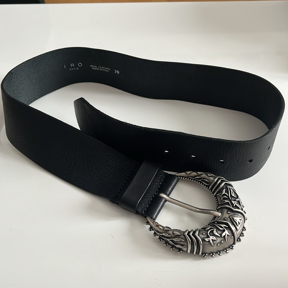 Authentic IRO leather waist belt